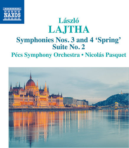 the album cover for Lajatha / Pasquet - Laszlo Lajatha: Symphonies Nos. 3 & 4