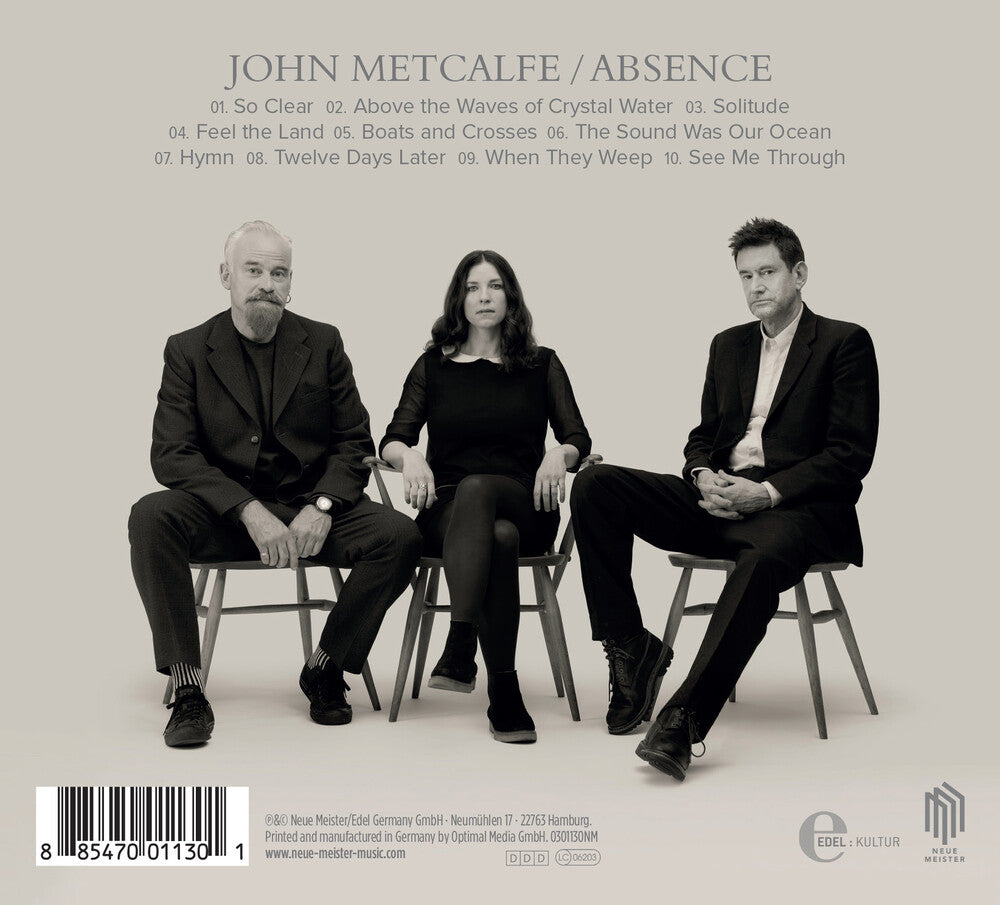 the album cover for John Metcalfe - Absense