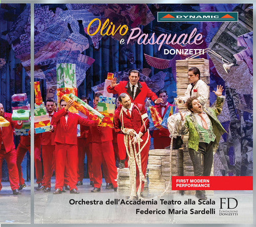 the album cover for Donizetti / Taddia / Morace / Giordano / Tartari - Gaetano Donizetti: Olivo e Pasquale