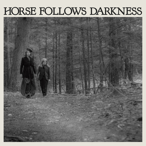 the album cover for Delia Gonzalez - Horse Follows Darkness
