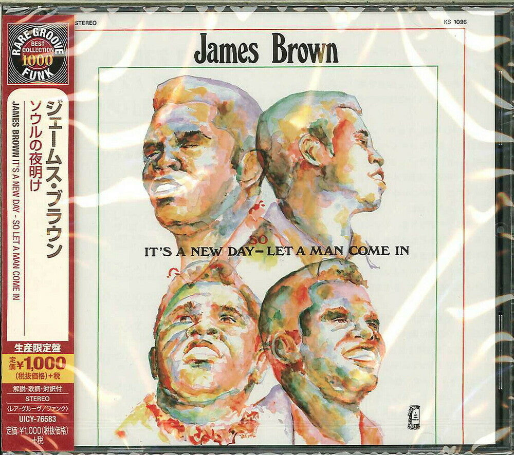 the album cover for James Brown - It's a New Day-Let a Man Come in