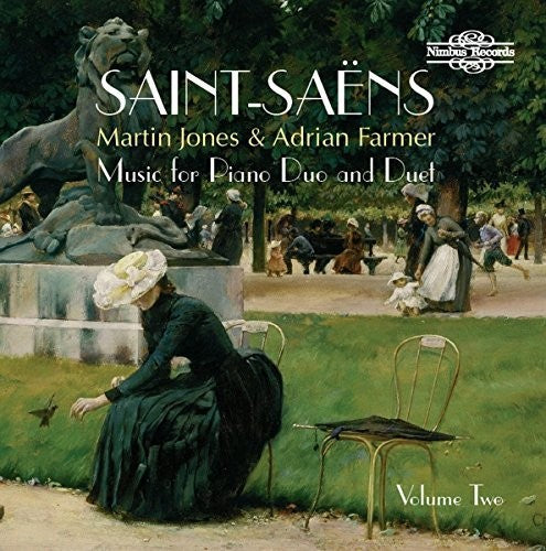 the album cover for Saint-Saens / Jones / Farmer - Camille Saint-Saens: Music for Piano Duo & Duet Vol.2
