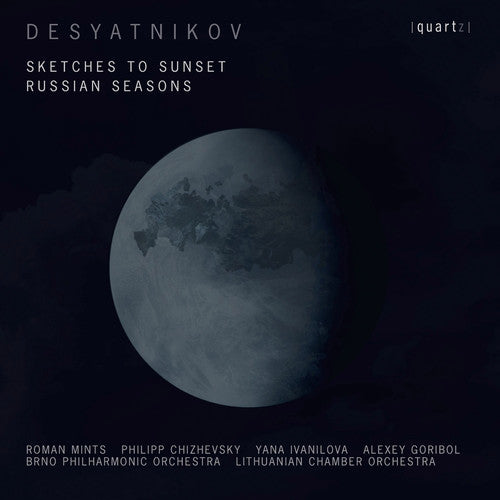 the album cover for Brno Philharmonic Orchestra - Leonid Desyatnikov: Sketches to Sunset