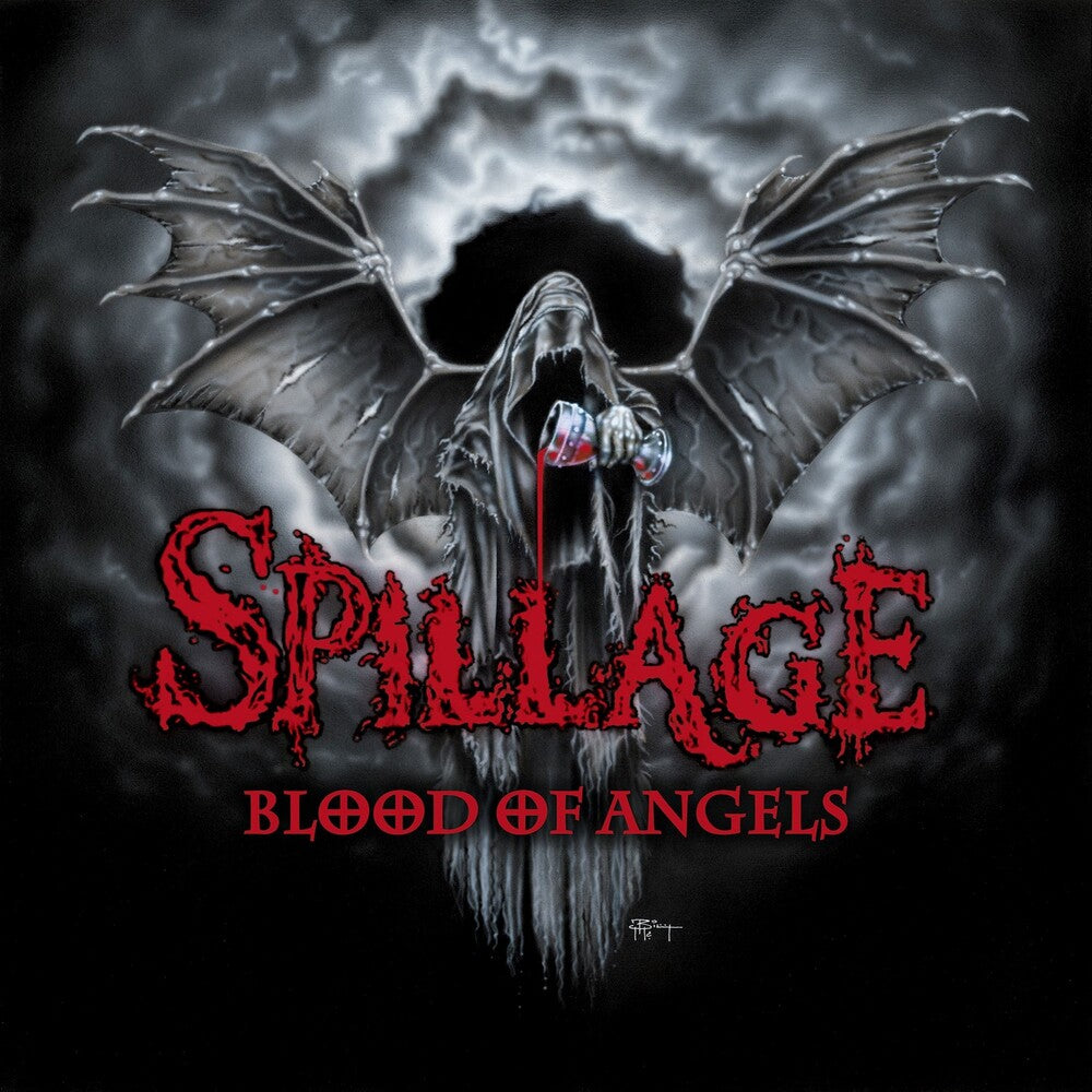 the album cover for Spillage - Blood of Angels (White Vinyl)