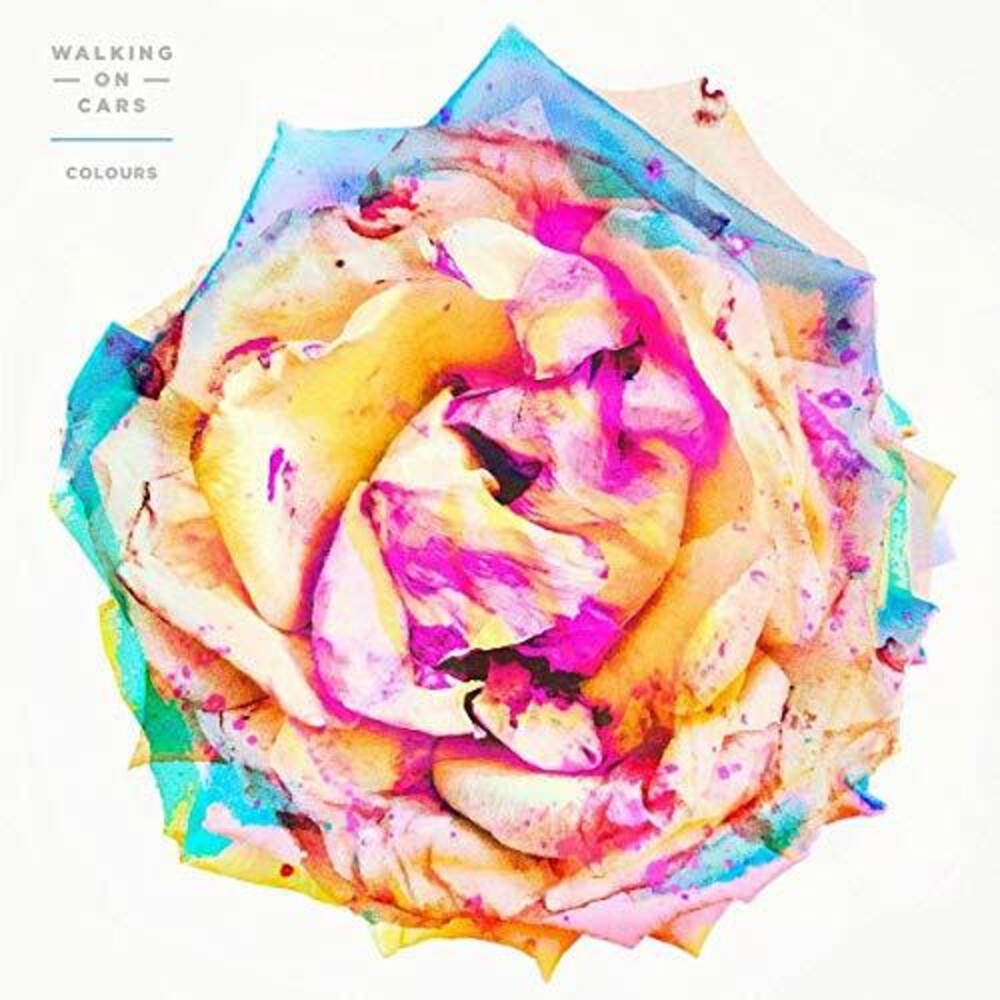 the album cover for Walking On Cars - Colours