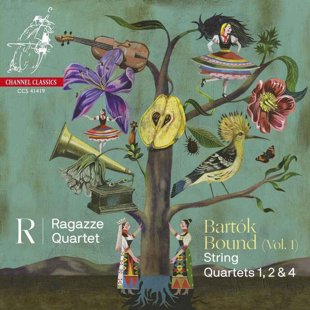 the album cover for Ragazze Quartet - Bartok Bound 1