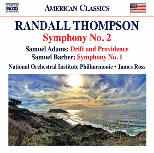 the album cover for Thompson / Adams / Ross - Randall Thompson: Symphony 2