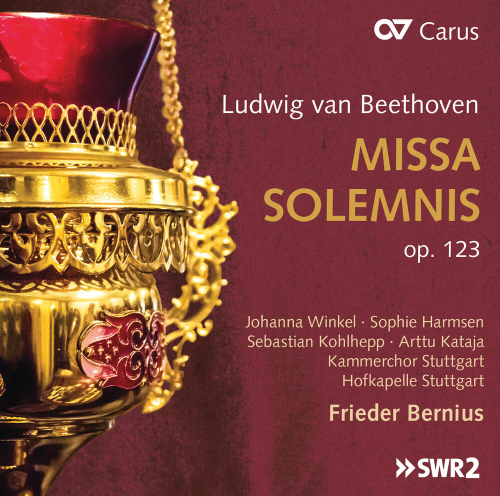 the album cover for Beethoven / Winkel / Bernius - Missa Solemnis 123