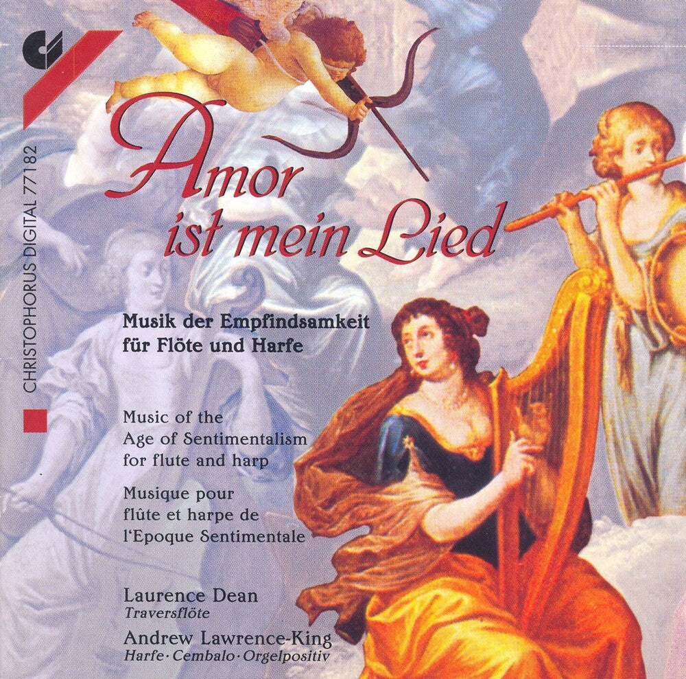 the album cover for Dean, Flute Laurence ; Lawrence-King, Andrew,Harp; - Amor Ist Mein Lied