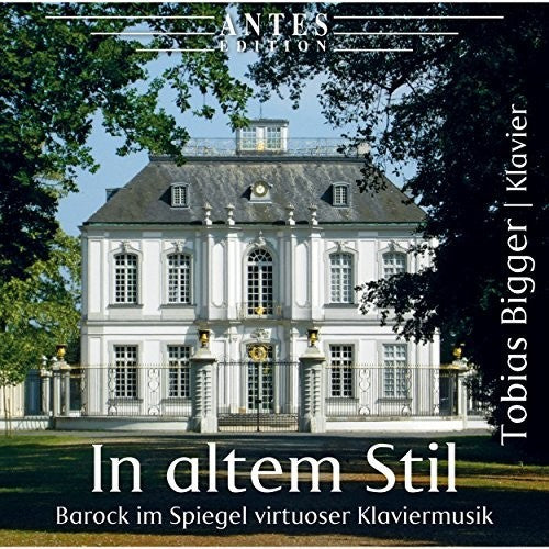 the album cover for Bach JS / Bigger - In Altem Stil