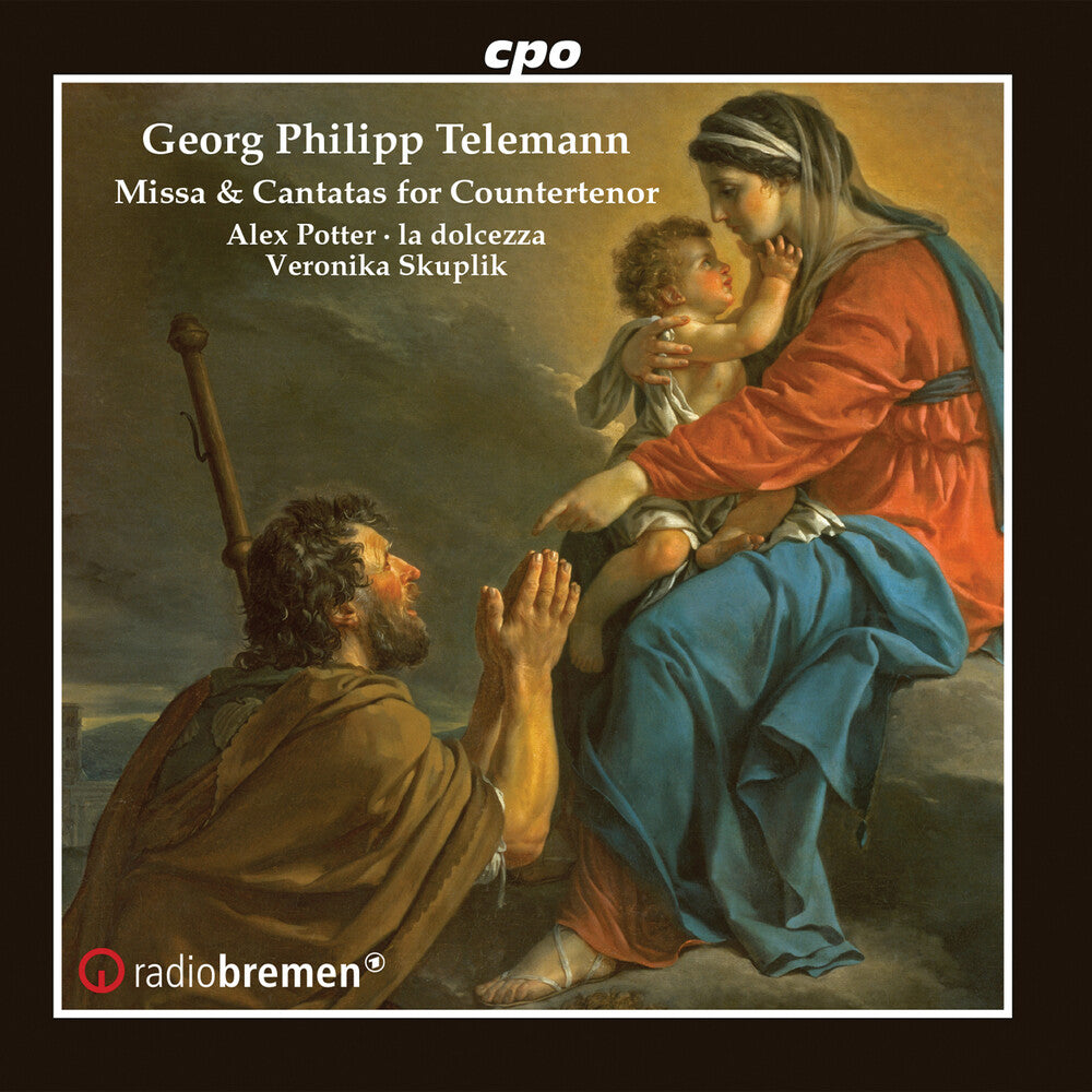 the album cover for Telemann / Potter / Skuplik - Missa & Cantatas Countertenor