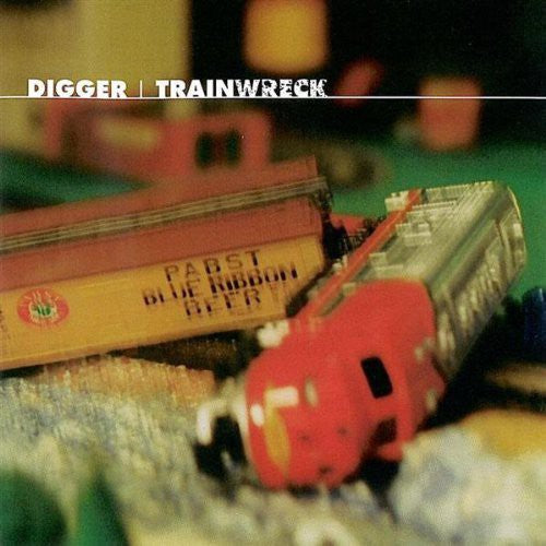 the album cover for Digger - Trainwreck
