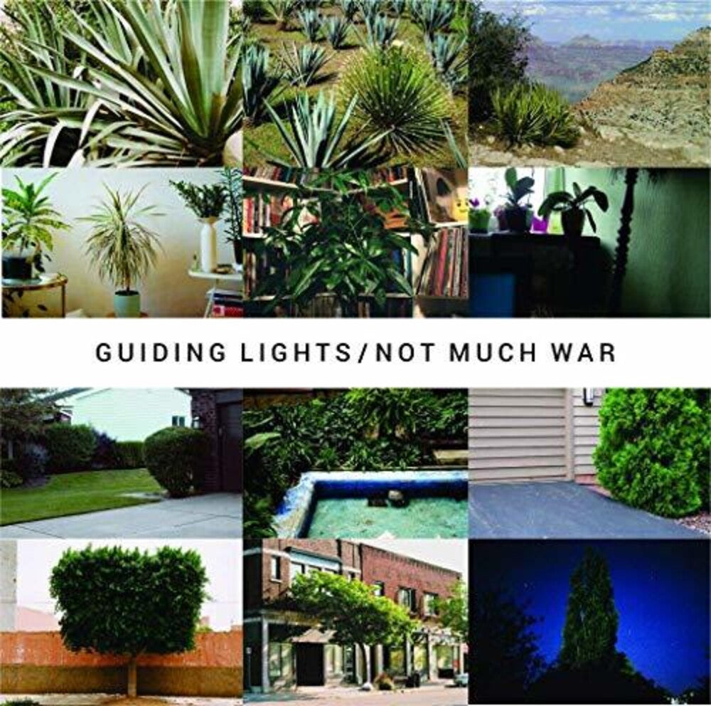the album cover for Guiding Lights - Not Much War