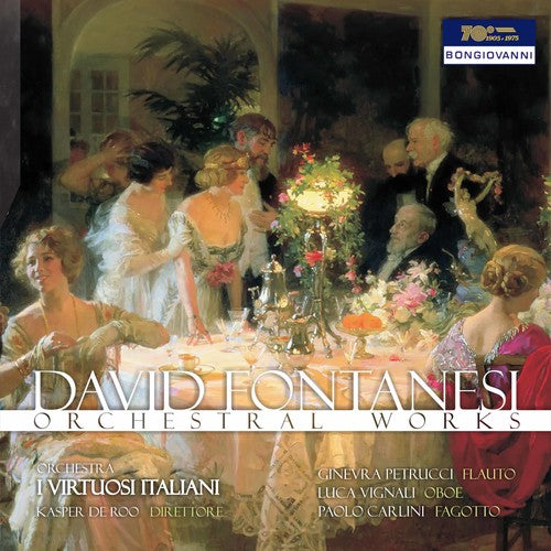 the album cover for Kasper de Roo - David Fontanesi: Orchestral Works