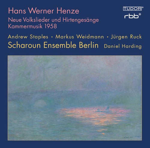 the album cover for Daniel Harding - Kammermusik 1958 ''In Lieblicher Blaeue''