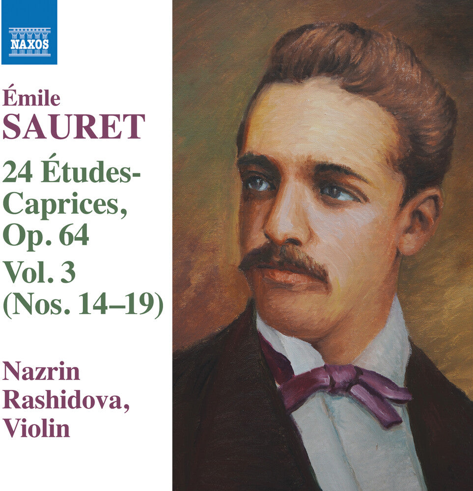 the album cover for Sauret / Rashidova - 24 Etudes-Caprices 3