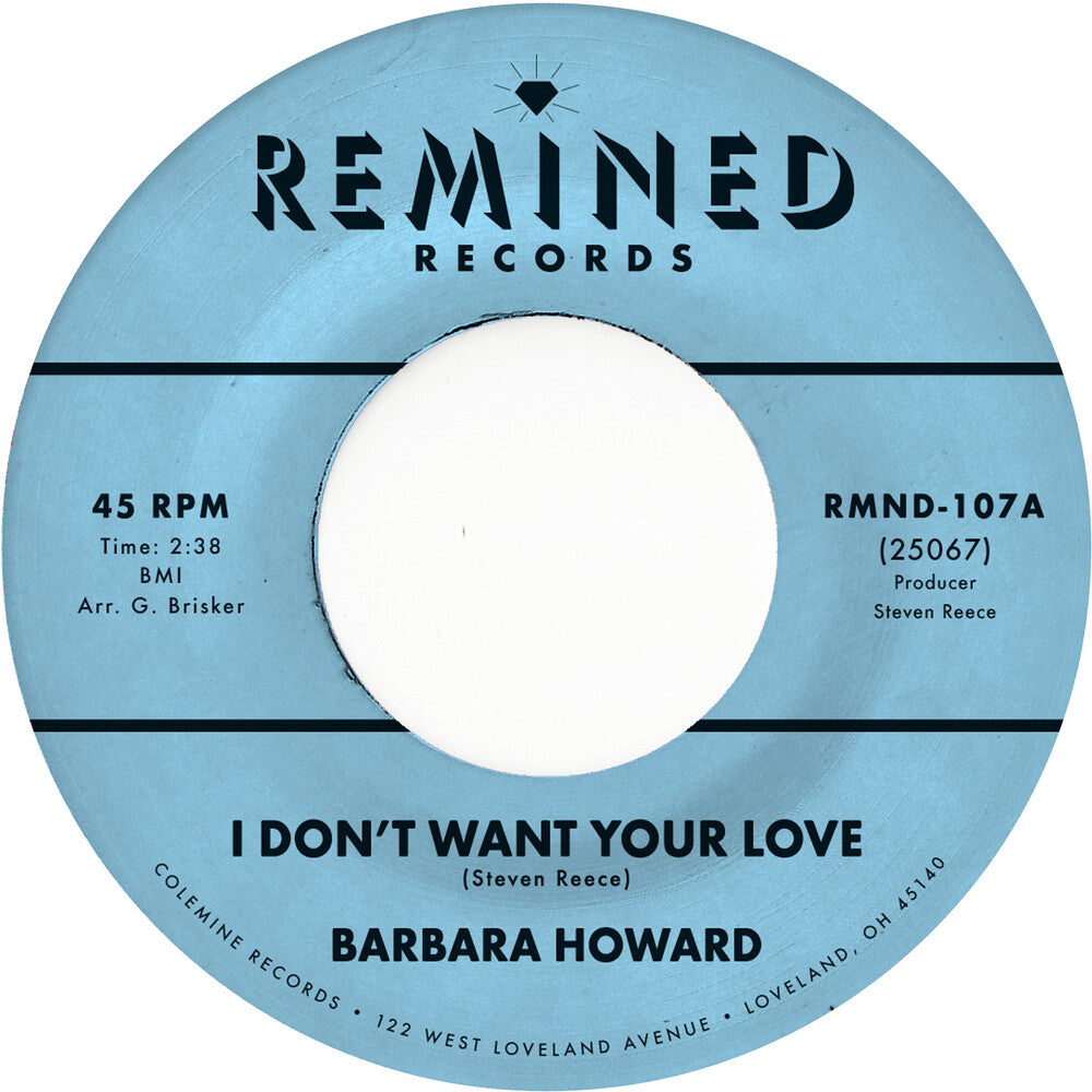 the album cover for Barbara Howard - I Don't Want Your Love