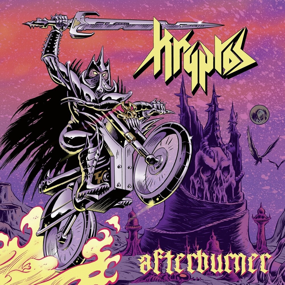 the album cover for Kryptos - Afterburner