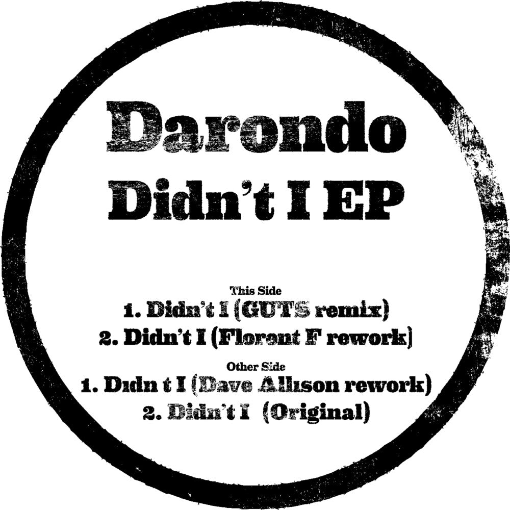 the album cover for Darondo - Didn't I