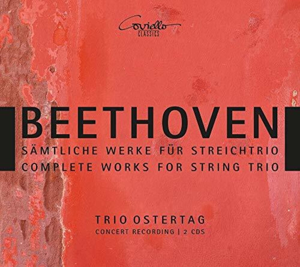 the album cover for Beethoven / Trio Ostertag - Complete Works for String Trio