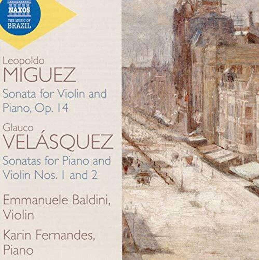 the album cover for Miguez / Baldini / Fernandes - Violin Son
