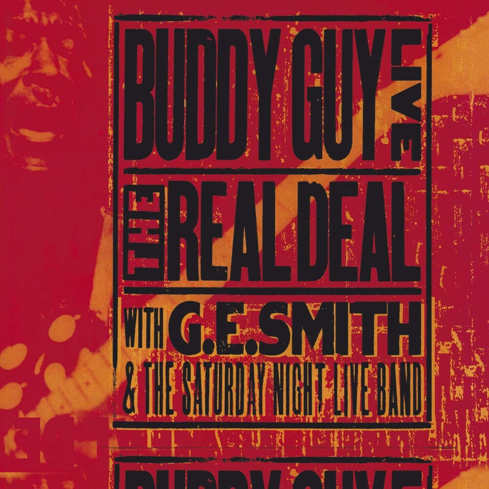 the album cover for Buddy Guy - Live: The Real Deal