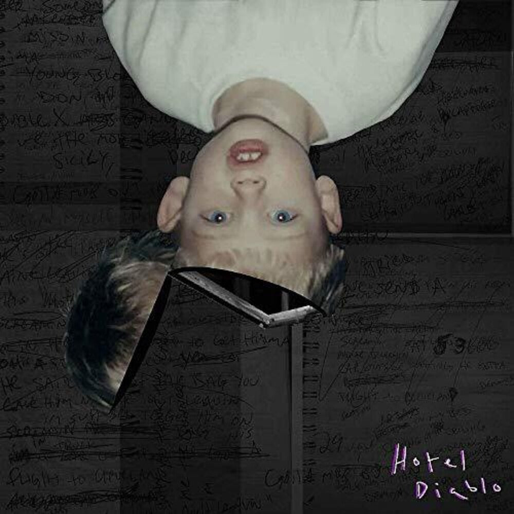 the album cover for mgk - Hotel Diablo