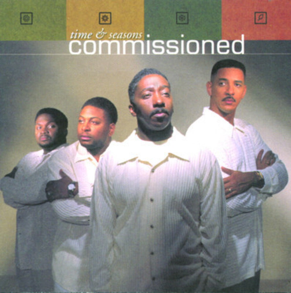 the album cover for Commissioned - Time and Seasons