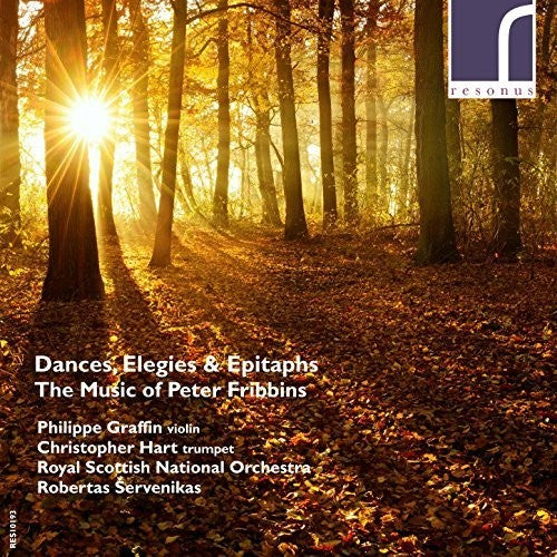 the album cover for Fribbins / Hart / Martens - Music of Peter Fribbins