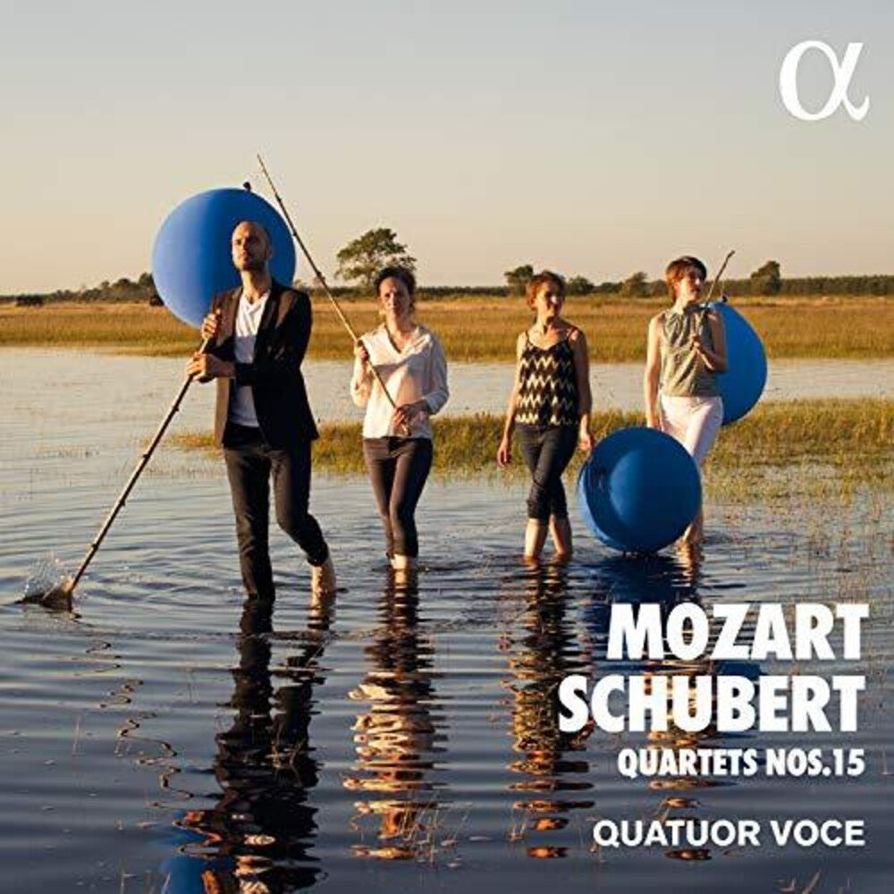 the album cover for Mozart / Quatuor Voce - Quartets 15