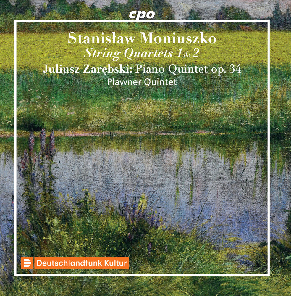 the album cover for Moniuszko / Plawner Quintet - String Quartets 1 & 2