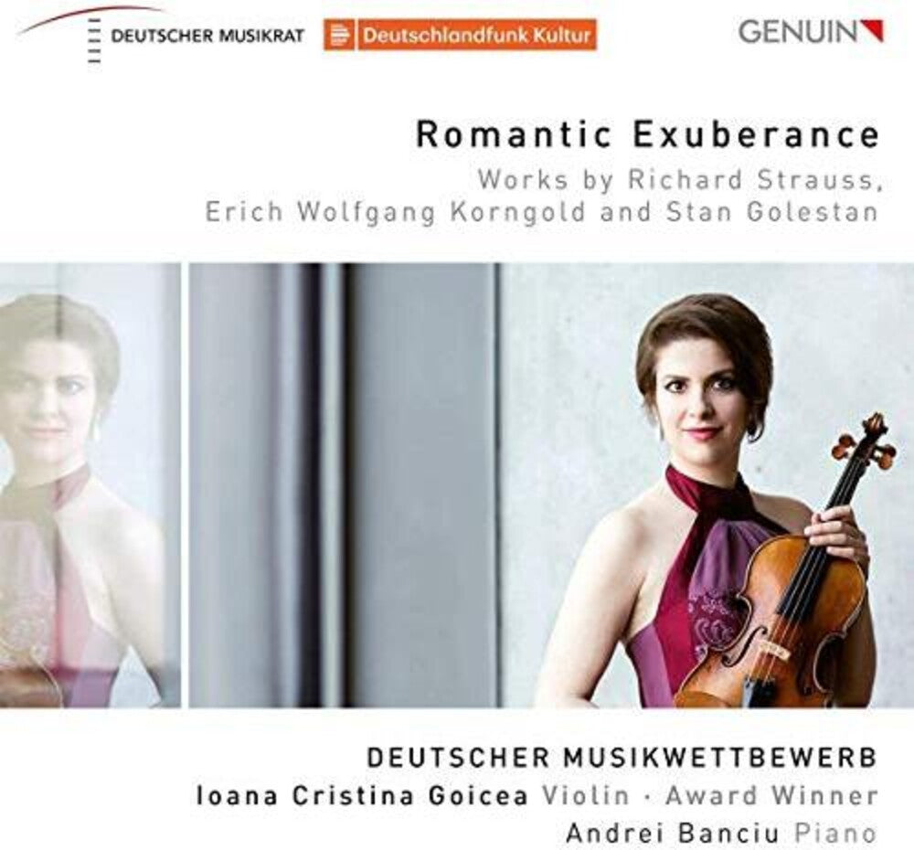 the album cover for Golestan / Goicea / Banciu - Romantic Exuberance