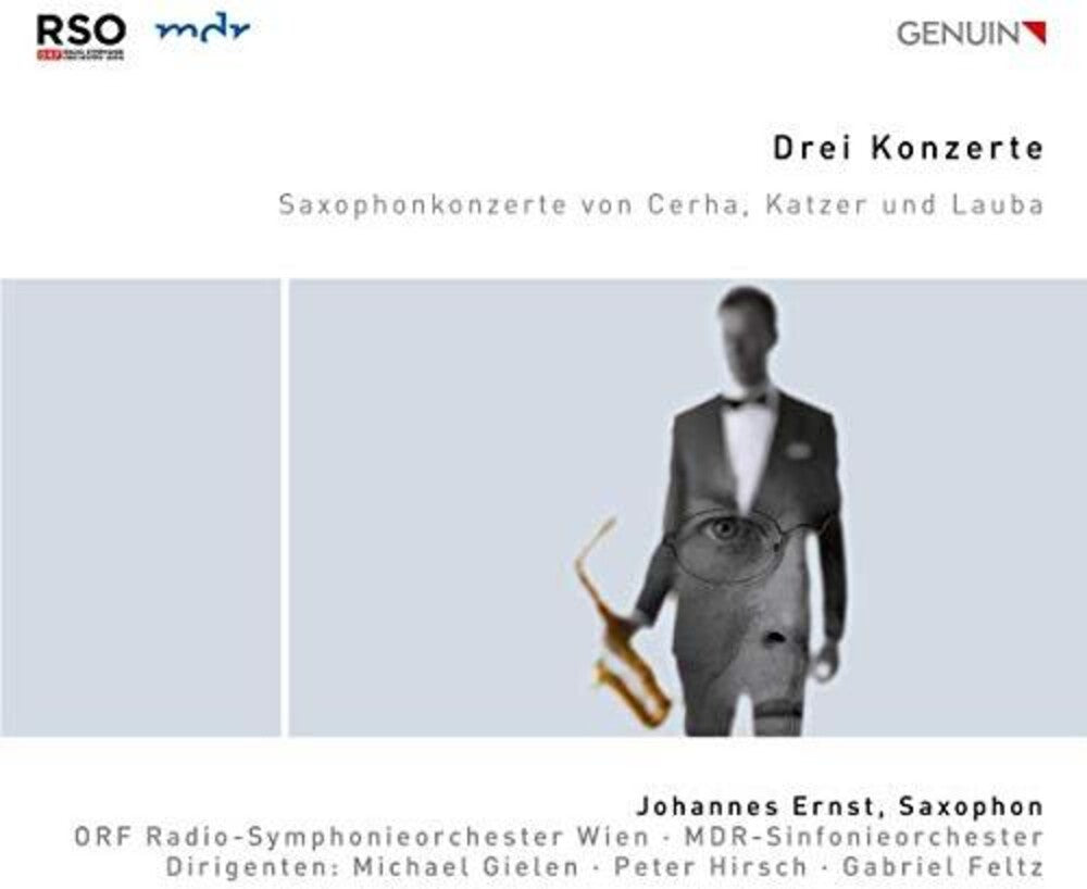 the album cover for Cerha / Ernst / Feltz - Drei Konzerte