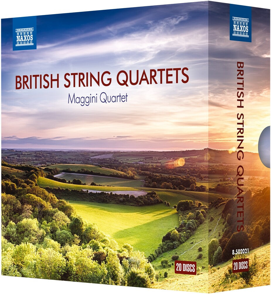 the album cover for British String Quartets / Various Box - British String Quartets