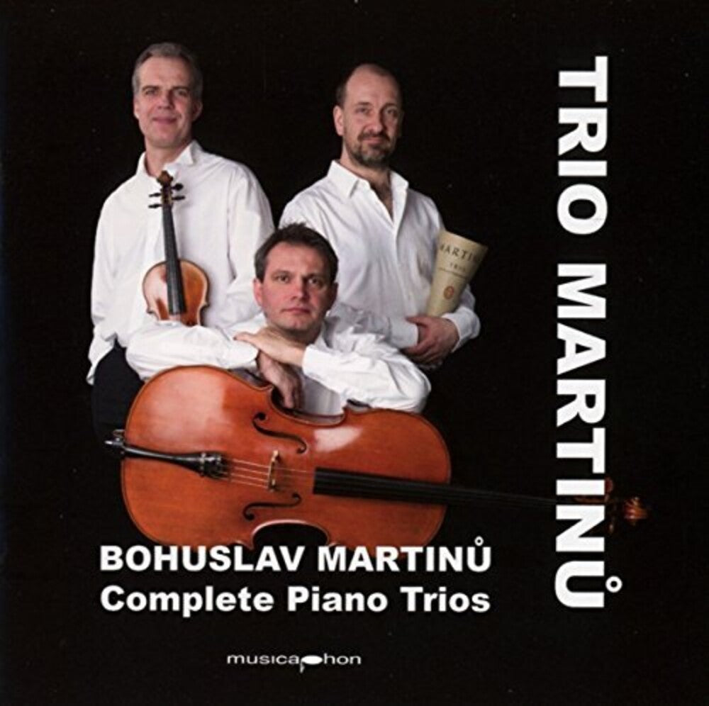 the album cover for Martinu - Complete Piano Trios