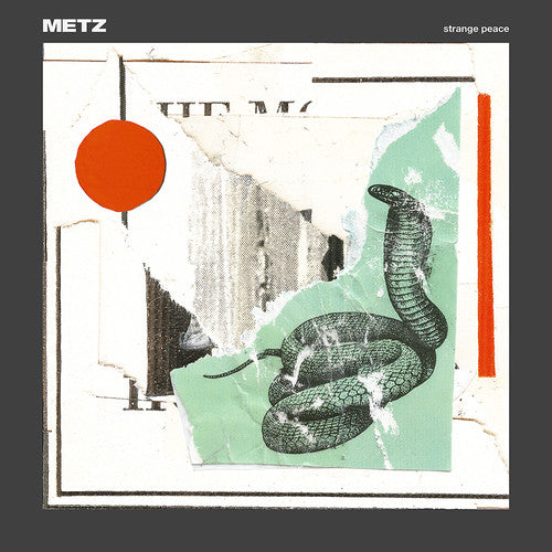 the album cover for METZ - Strange Peace