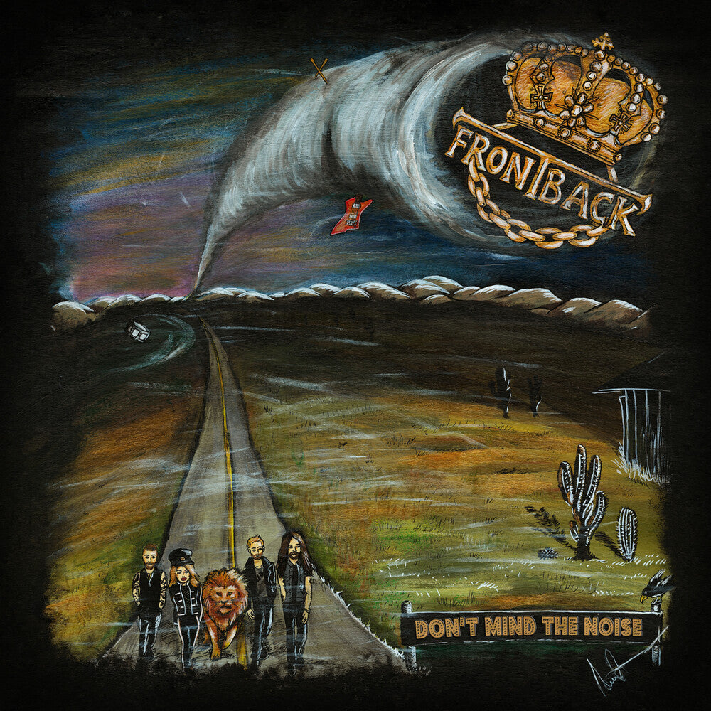the album cover for Frontback - Dont Mind The Noise
