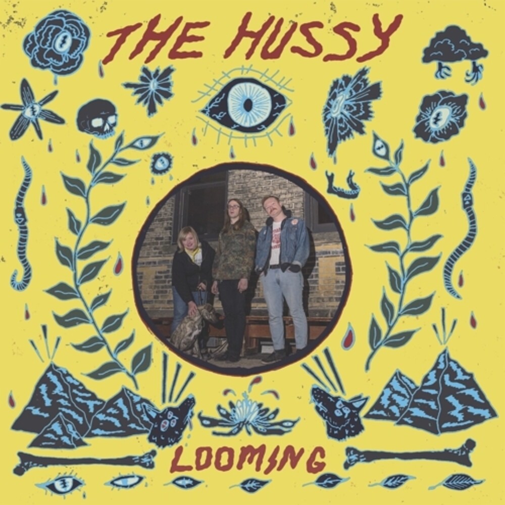 the album cover for Hussy - Looming
