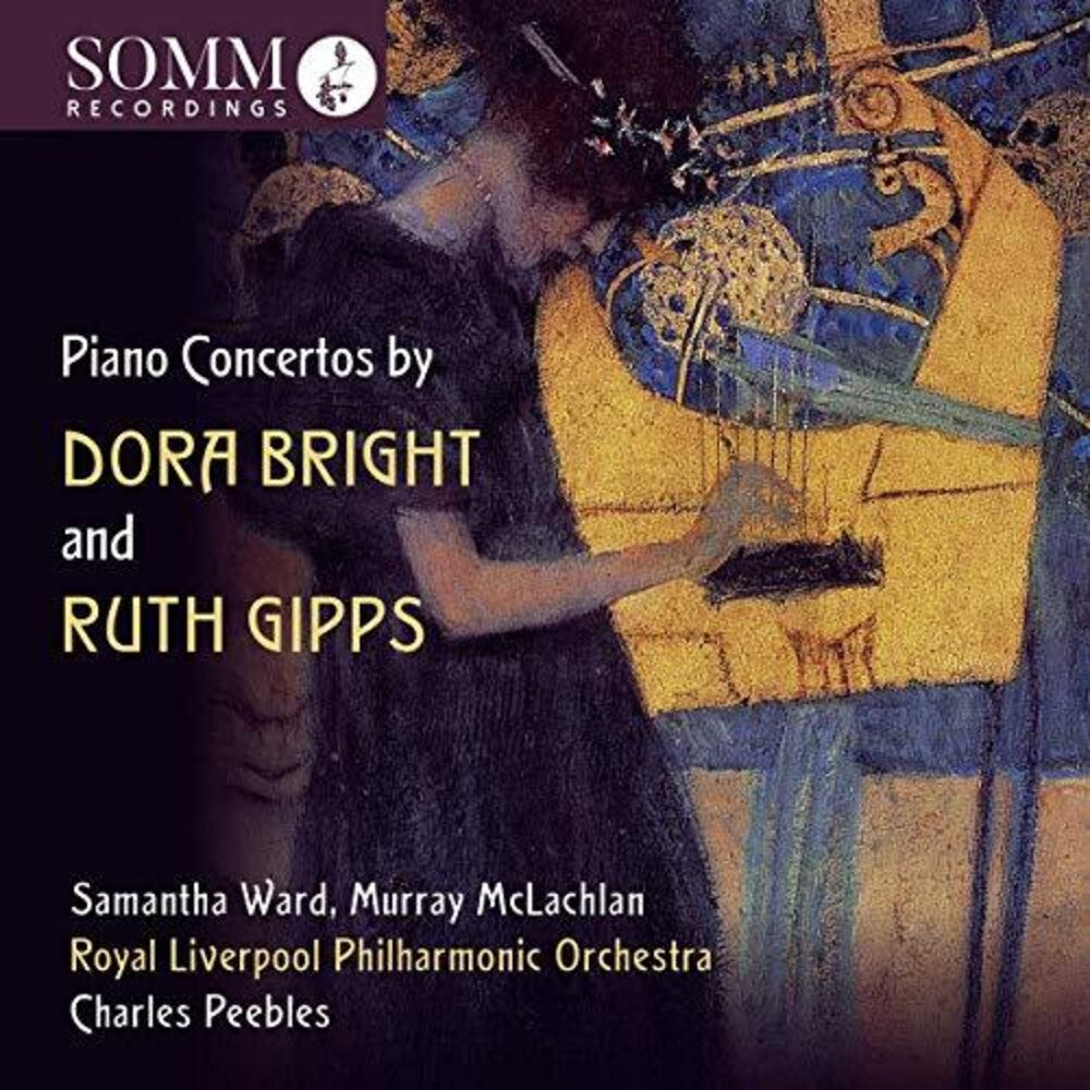 the album cover for Bright / Ward / Peebles - Piano Concertos