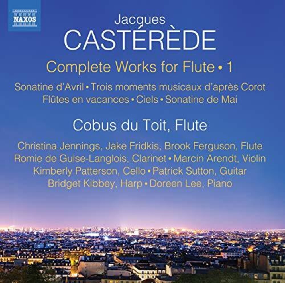 the album cover for Casterede / Jennings / Lee - Complete Works for Flute 1