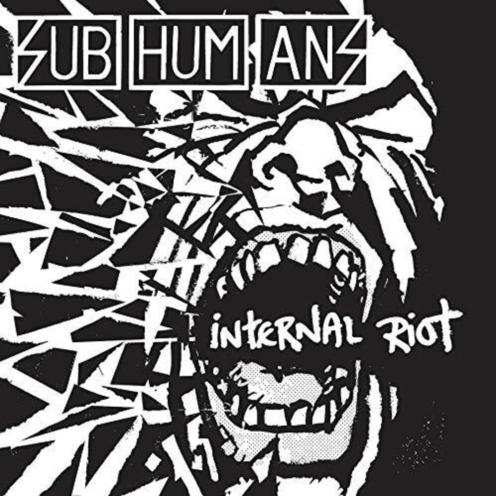the album cover for Subhumans - Internal Riot