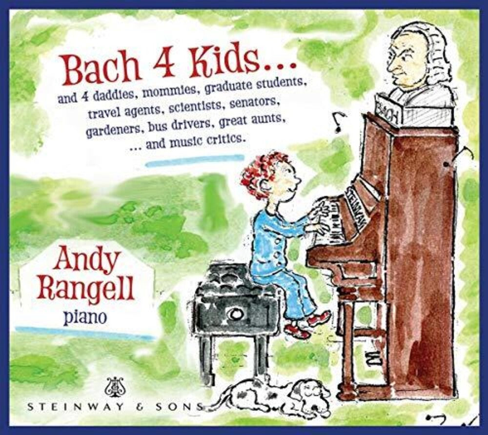 the album cover for J Bach S / Rangell - Bach 4 Kids
