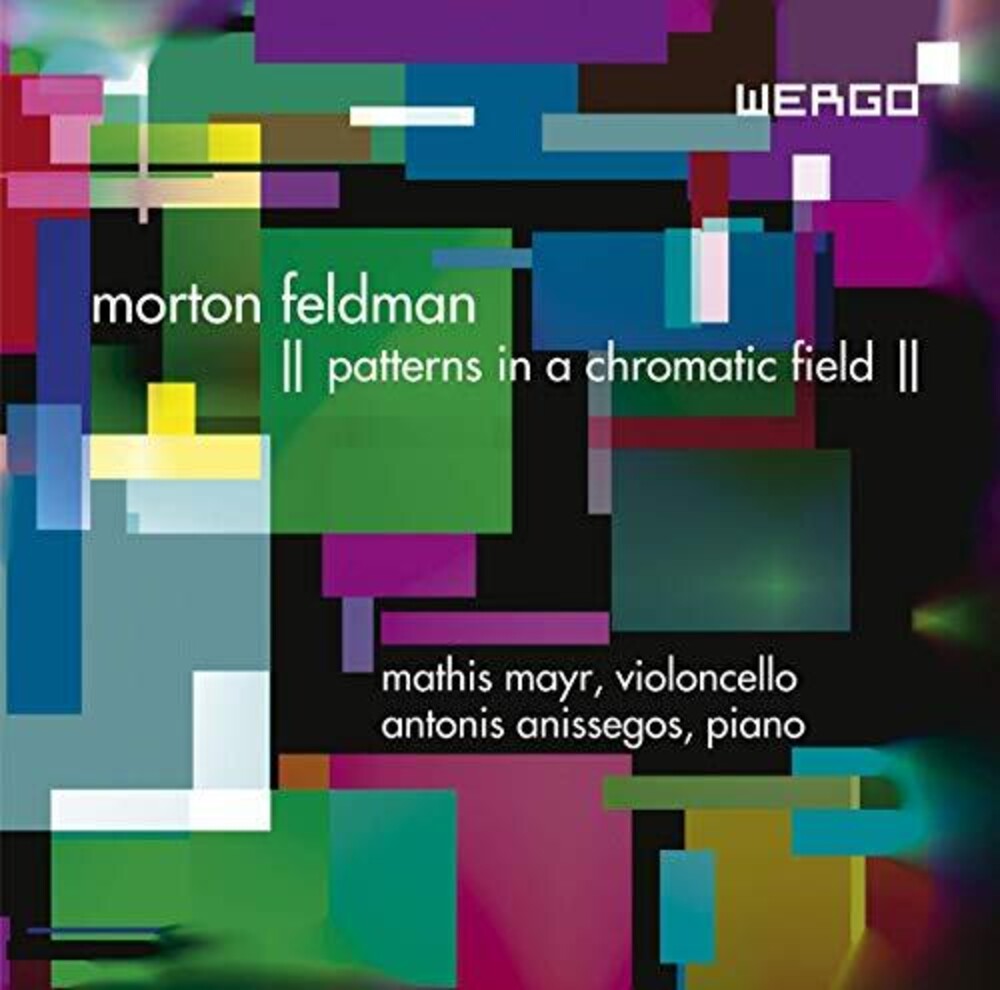 the album cover for Feldman / Mayr / Anissegos - Patterns in a Chromatic Field