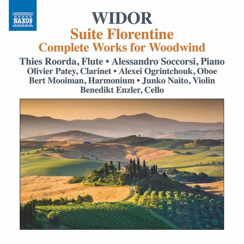 the album cover for Widor / Roorda / Patey - Complete Music for Woodwind