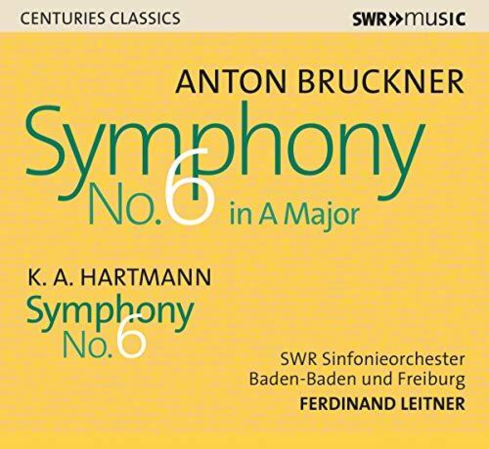 the album cover for Bruckner / Leitner - Symphonies 6