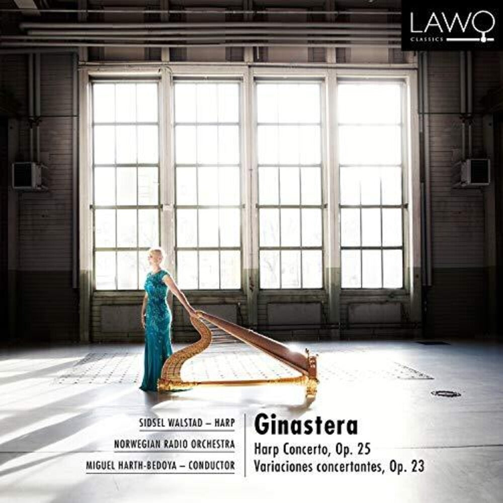 the album cover for Ginastera / Walstad / Norwegian Radio Orchestra - Harp Concerto 25