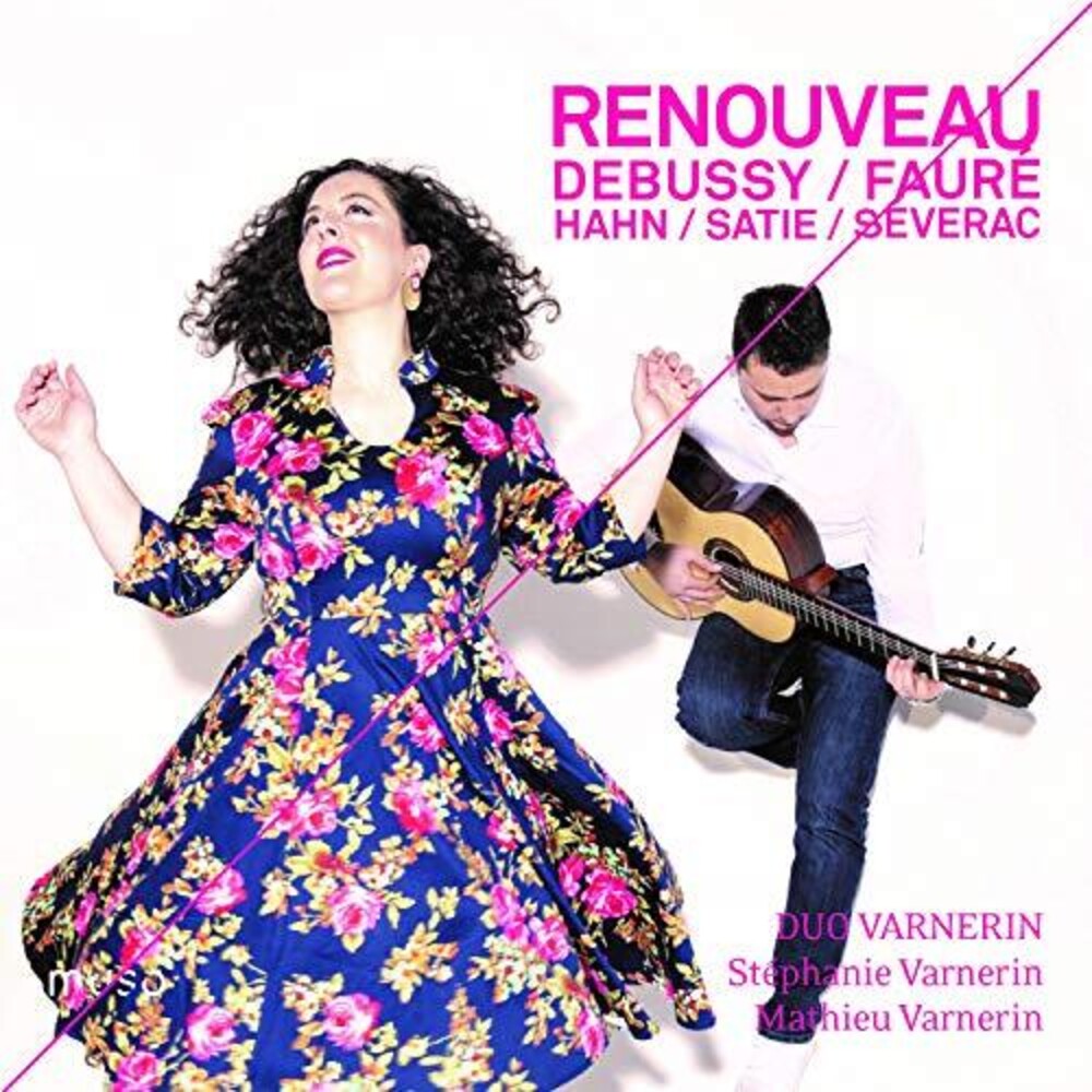 the album cover for Debussy / Duo Varnerin - Renouveau