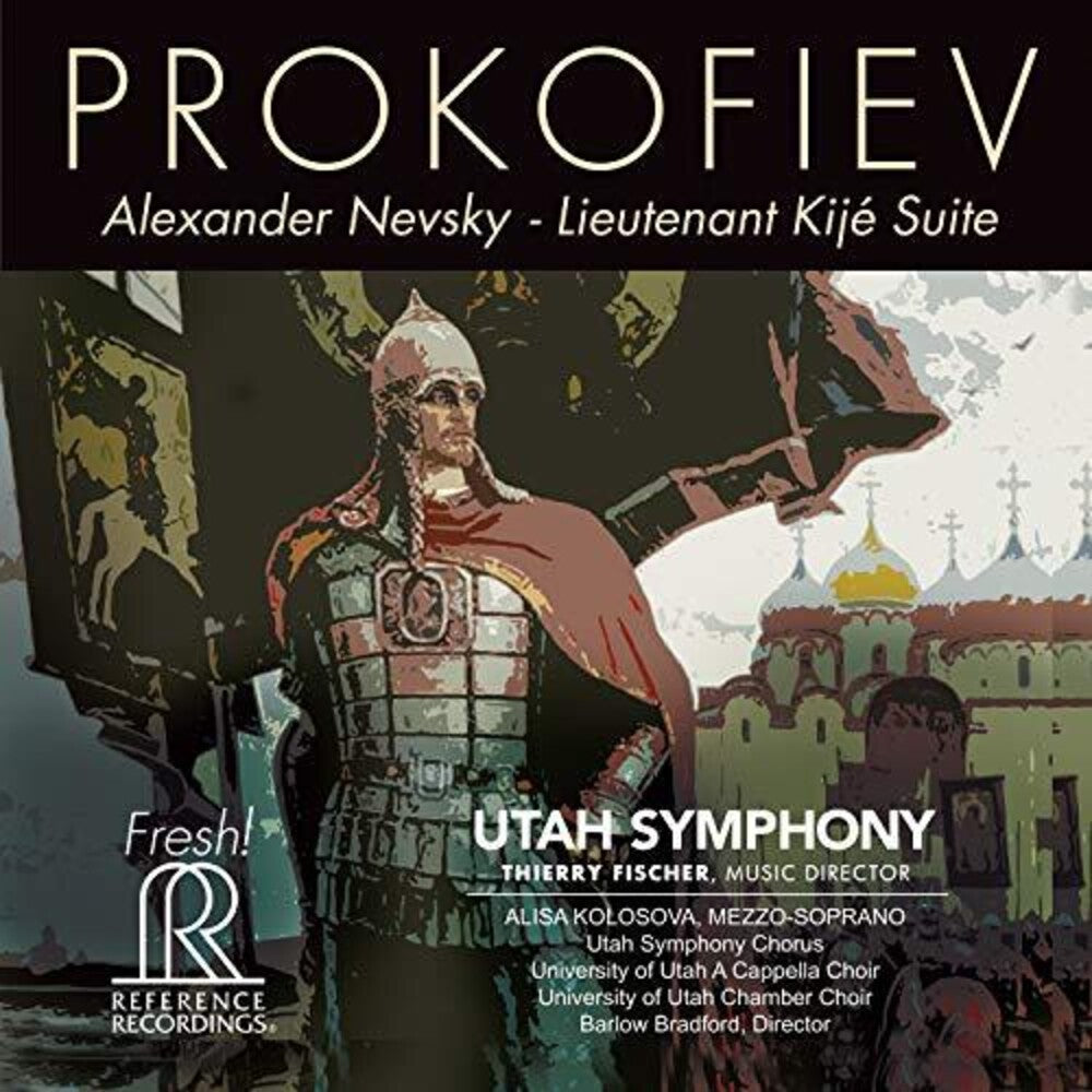 the album cover for Prokofiev / Utah Symphony / Kolosova - Alexander Nevsky