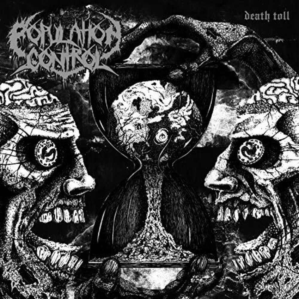 the album cover for Population Control - Death Toll