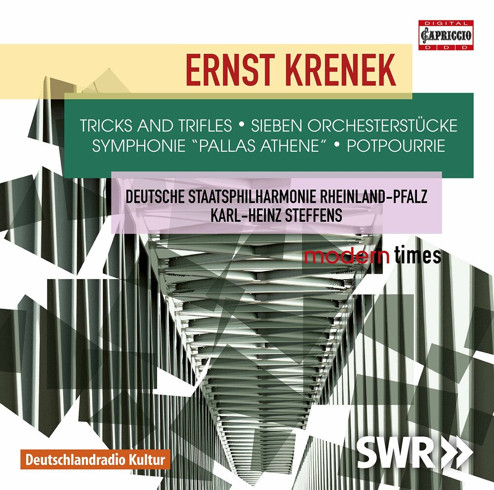 the album cover for Krenek - Orchestral Works